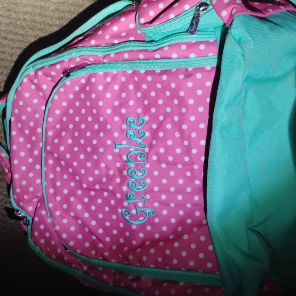 Book bag with matching lunch box bag